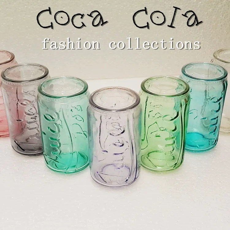320ml Coca Glass Cup Creative Cola Glass Cup Juice Glass
