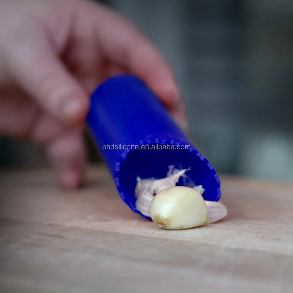 Wholesale Silicone Garlic Peeler Skin Remover Roller Keeper Easy Roller
