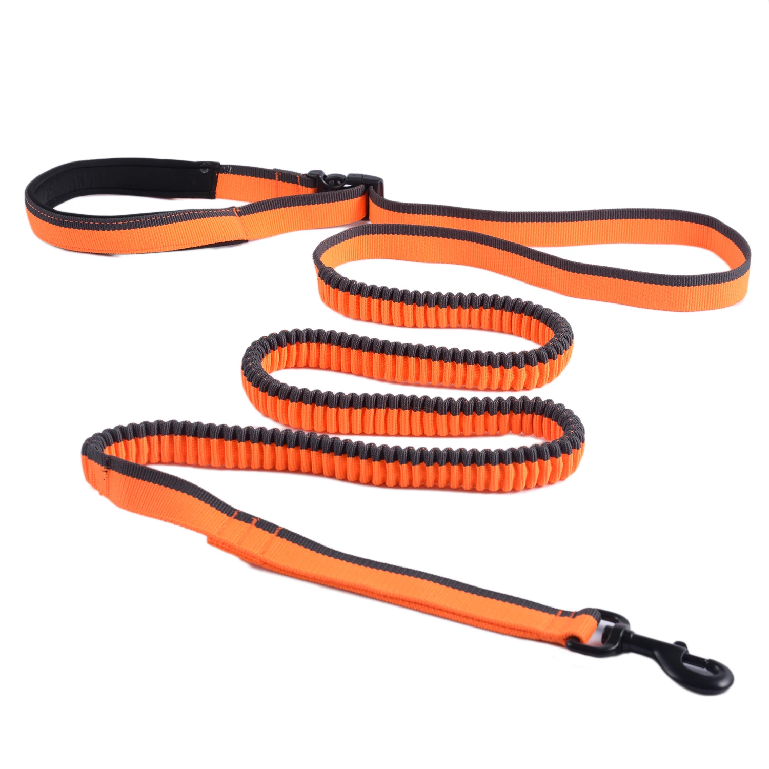 Flexi Polyester Material Orange Bungee Hands Free Dog Leash Lead - Buy ...