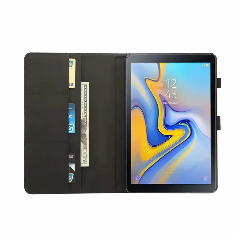 Customized Tablet Cover Case Luxury PU Leather Back Cover Smart Case For Samsung Galaxy Tab A 10.5 T590