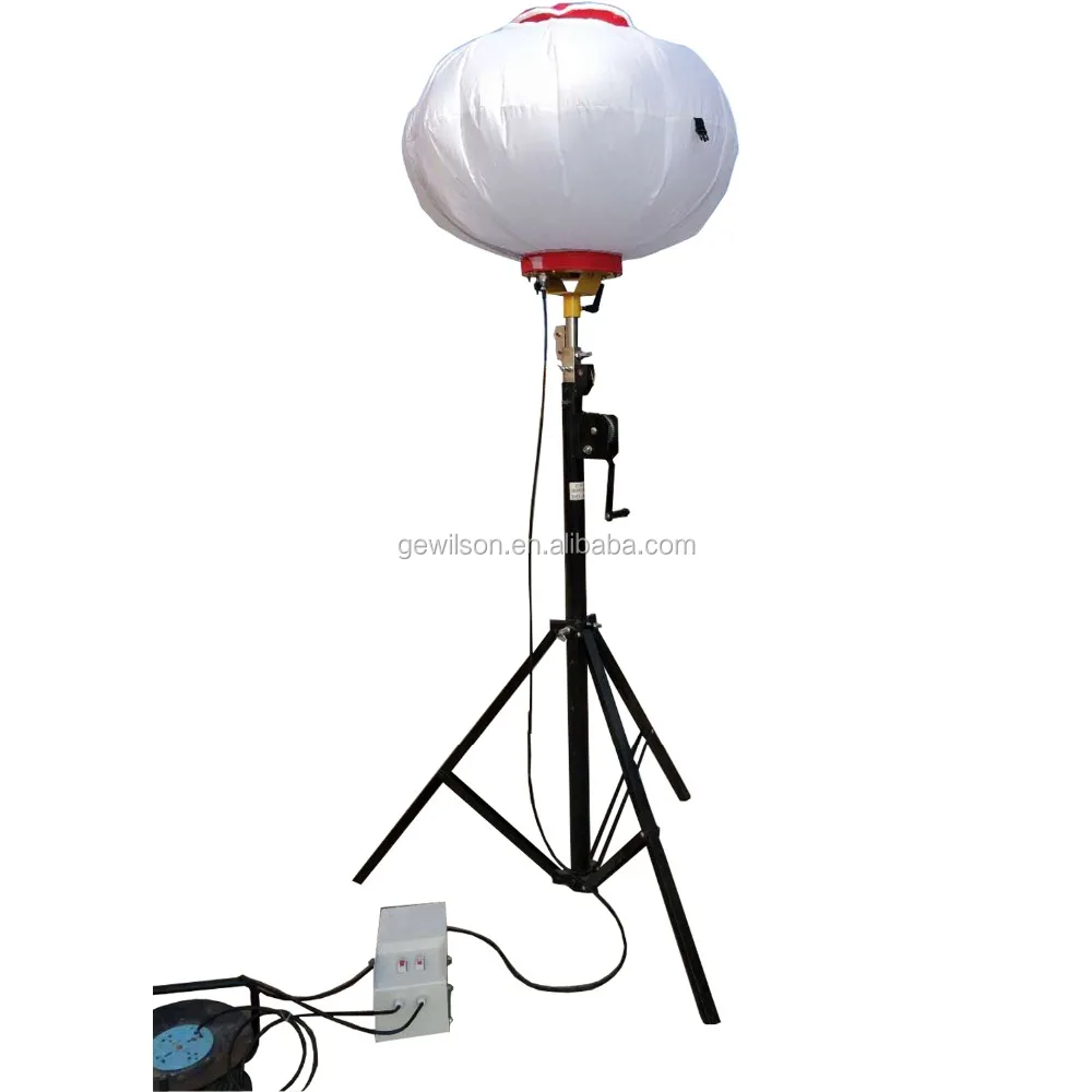 Small Portable Manual Ballon Lighting Tower With Best Price Small Portable Manual Ballon Lighting