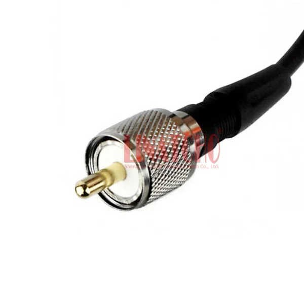 Sc5mb Rg316+5dfb Pl259 To So239 Right Angle Car Radio Antenna Coaxial