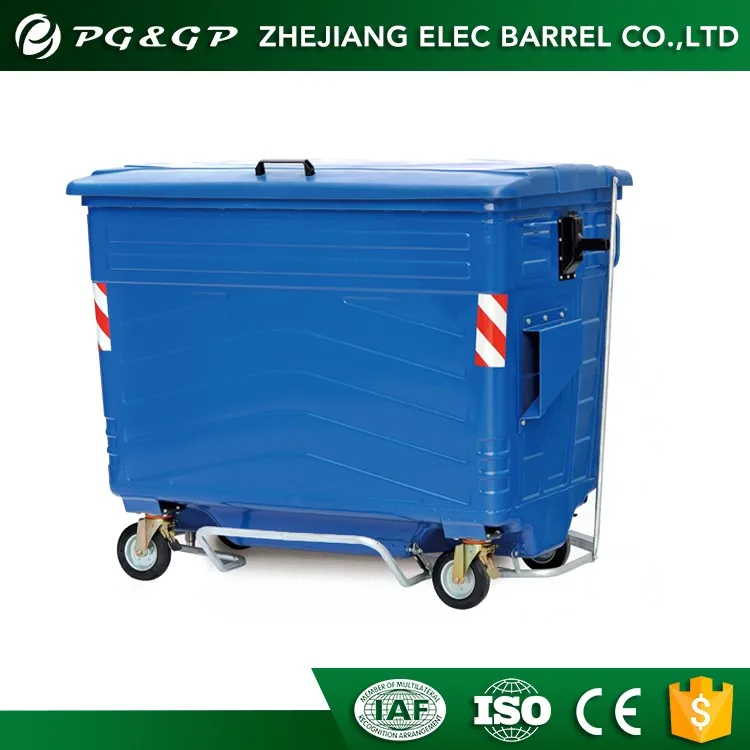 1700 Liter Trash Metal Waste Bin Container - Buy 1700liter Metal Waste ...