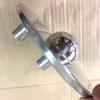 Stainless Steel Sanitary 6" End Cap With FNPT and Spray Ball