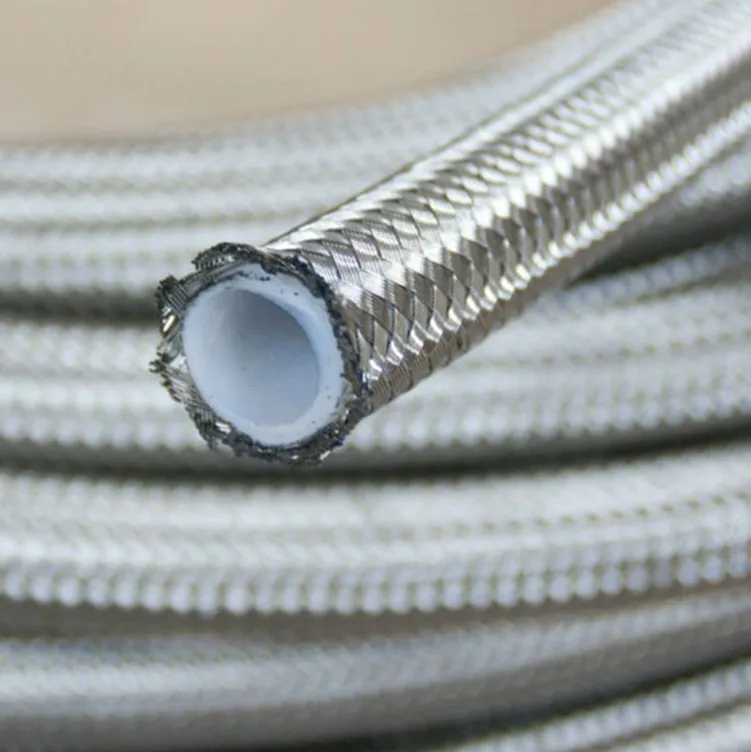 Sae 100r14 High Pressure Stainless Steel Wire Braid Hydraulic Fireproof