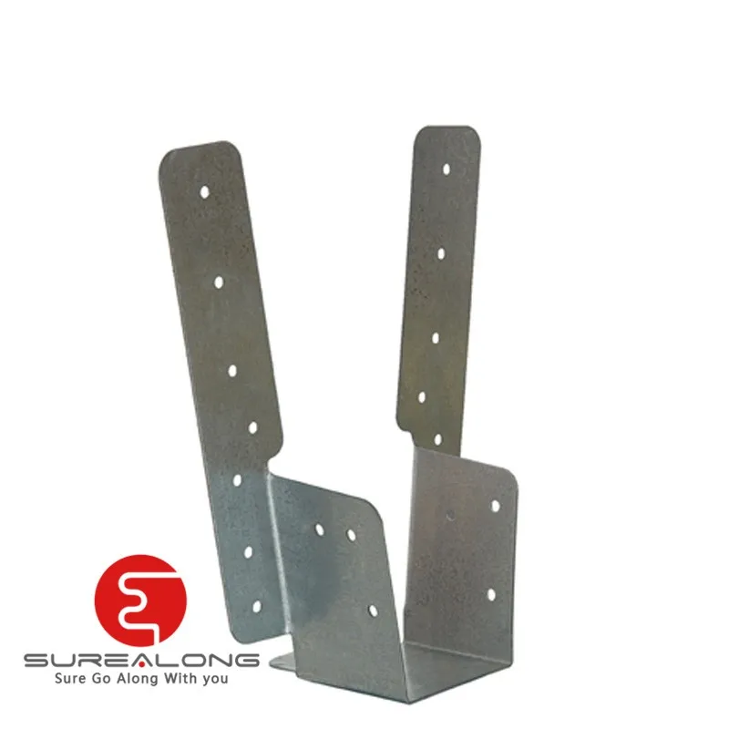 Metal Roof Truss Connecting Brackets Structural Steel Joist Hanger For