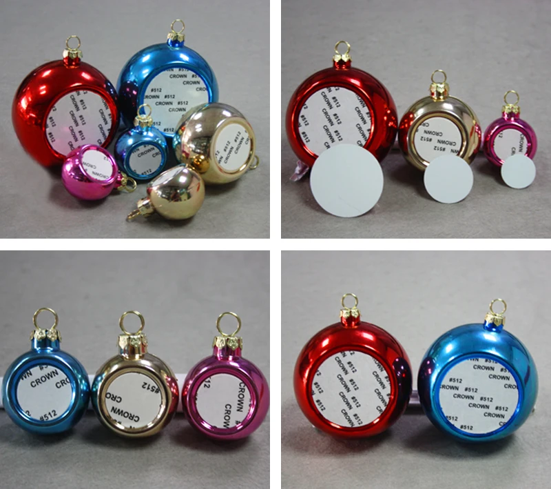 Popular Sublimation Plastic Blank Christmas Ornaments Ball Buy