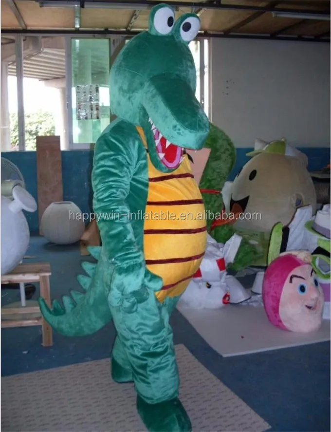 New Fursuit Customized Cartoon Character Crocodile Mascot Costumes For ...