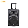CQA Sound 15 Inch Bluetooth Powered Portable PA Party Speaker