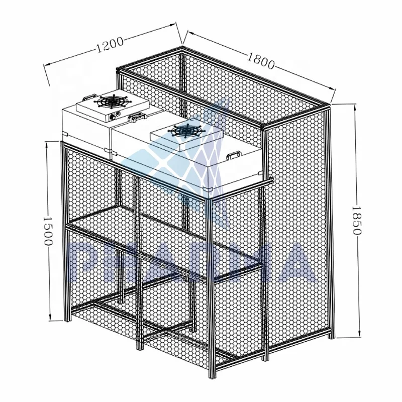 product-PHARMA-ISO7 Grade Clean Room Tent For USA,clean room air shower-img-1