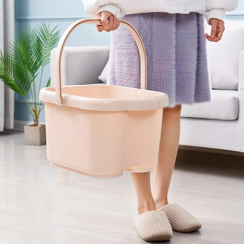 Foot Spa Bucket With Handle And Removable Rollers For Massage Buy