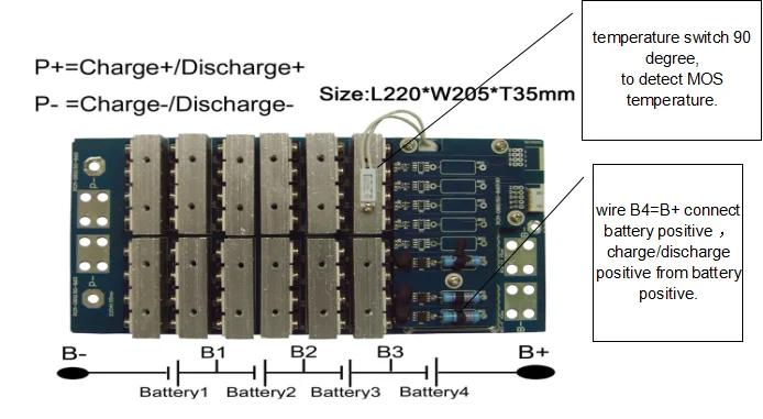 Bms lifepo4 схема