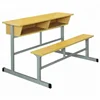 Two Seater School Table Bench for Student Double Student Desk and Bench Classroom Wooden Bench Set