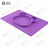 Recycled safe silicone food children tableware,plastic tableware for restaurants