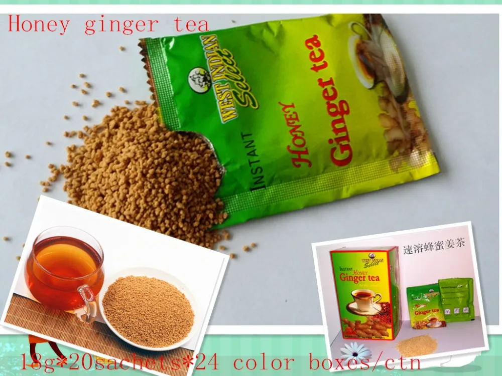 Factory Price Ginger Drink With Honey18g*20sachets /ctn Honey Ginger
