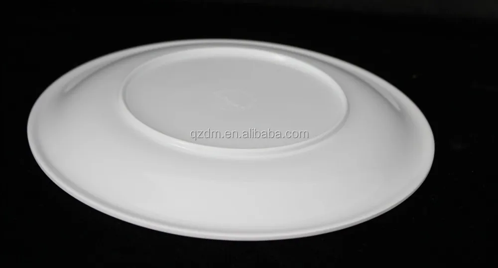 Plastic Melamine Flower Plate 9.5 Inch
