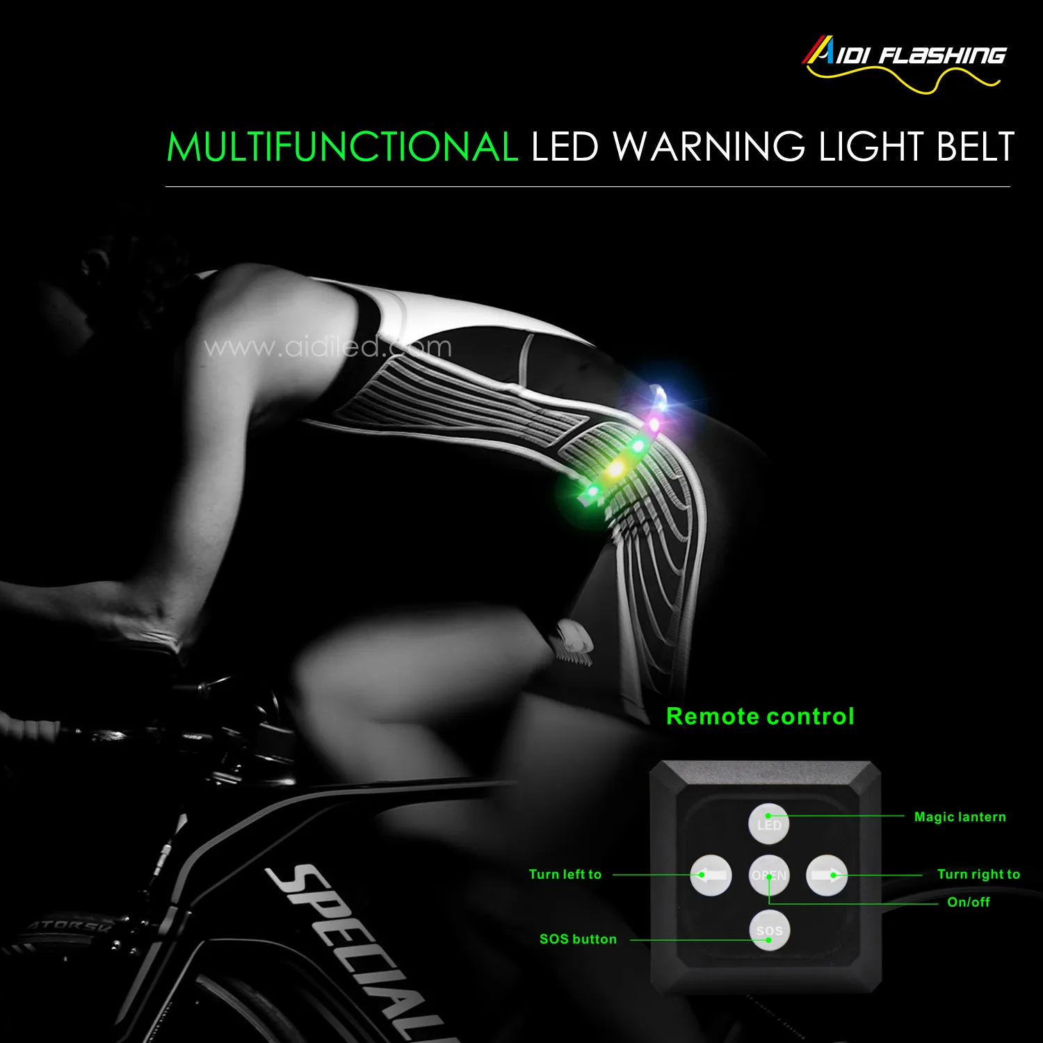 product-New Function new design creative USB charge led waist running belt for running-AIDI-img-1