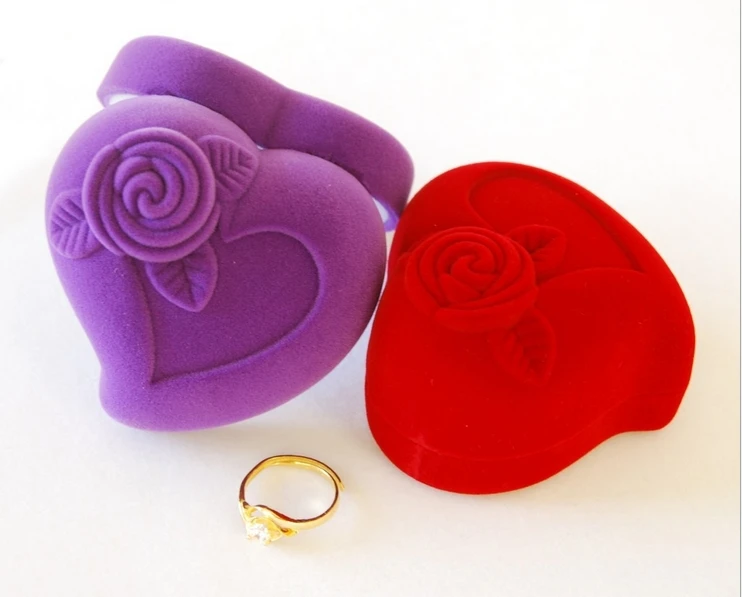 rose shaped ring box