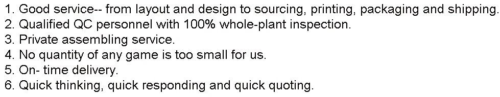 our service