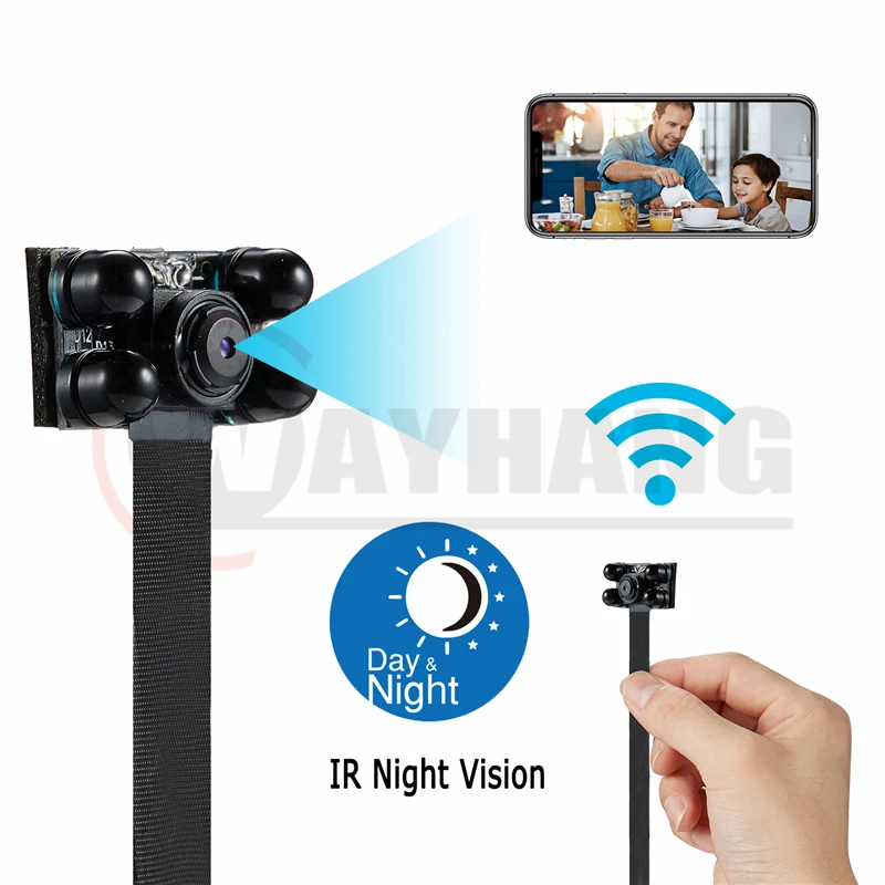 1080p infrared wifi Mini module Camera 4K Wireless ir IP Camera Video Security IR Night Vision
