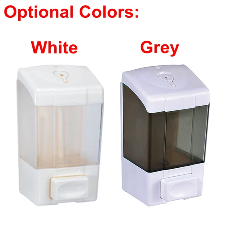 500ml Wall Mounted Abs Plastic Lockable Hand Liquid Soap Dispenser