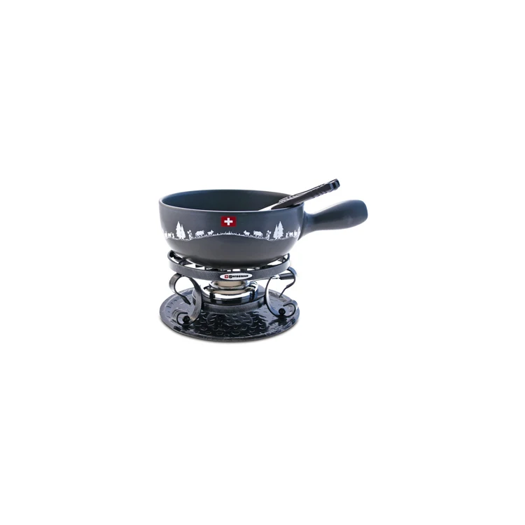 High Grade Dark Chocolate Burner Personalized Sterno Ceramic Fondue Pot