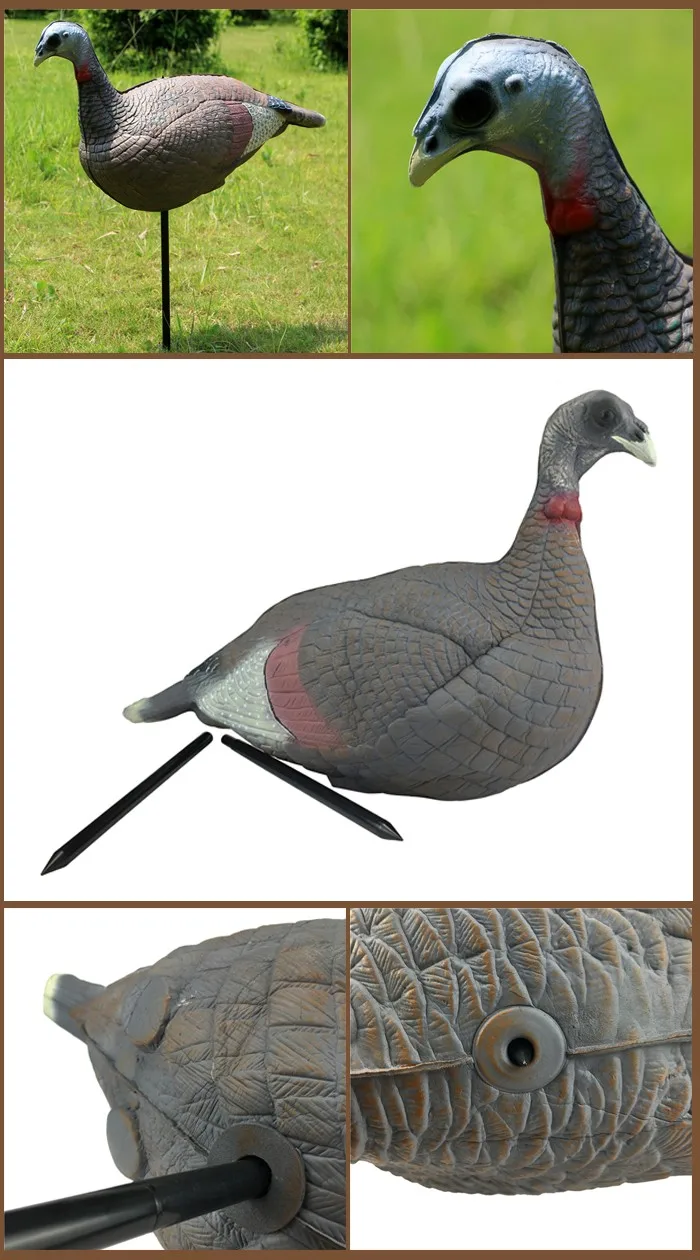 Tourbon Guangzhou Manufacturer Foam Hunting Turkey Decoy Turkey Game