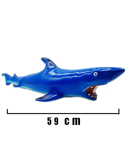 blue shark toy