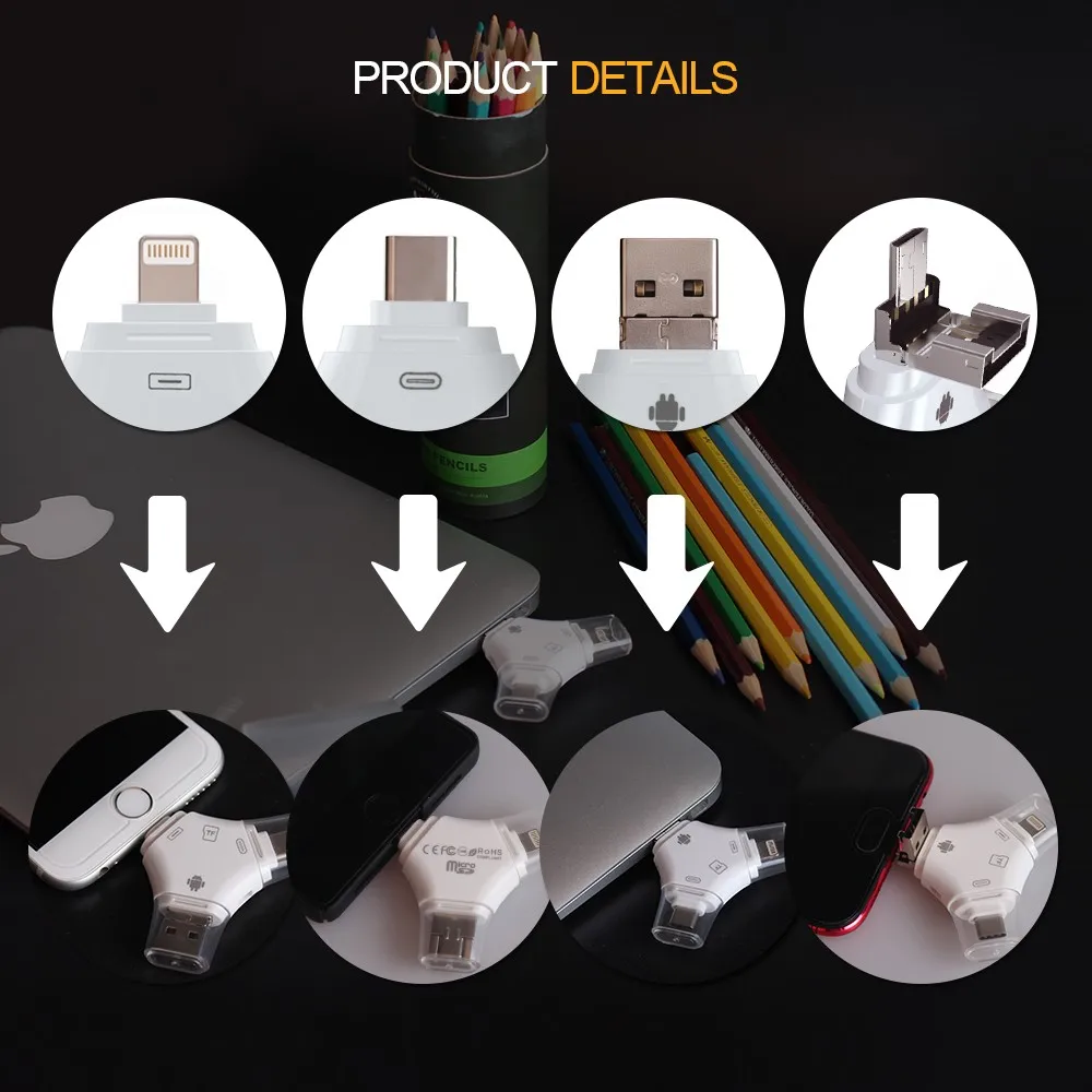 Usb 2.0 Sd Card Reader For Iphone At Walmart Tf Sd Card Adapter For