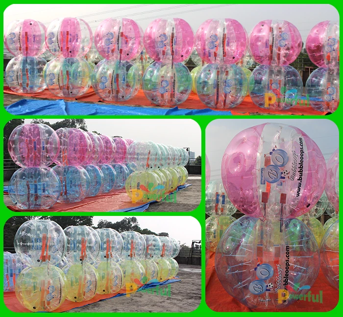 Crazy bumper ball, Cheap price human sized soccer bubble ball, interesting sports loopy ball
