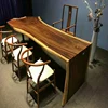 New arrival natural solid wood table top walnut slab wood furniture