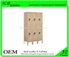 Waterproof School office furniture steel key locker 6 doors Metal Clothes Locker