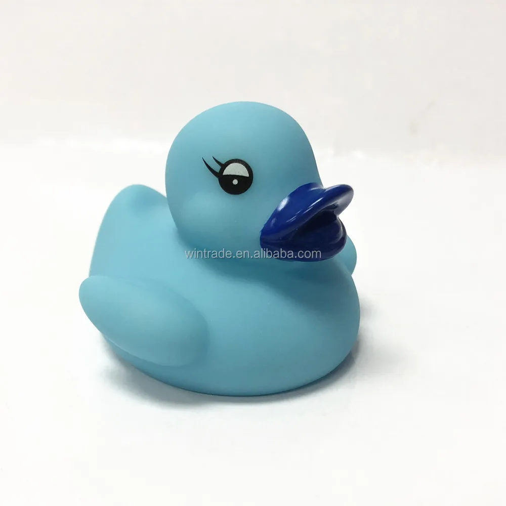 blue bath duck 
