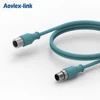 M12 connector 3Pin male to female straight cable IP67 Waterproof Industrial Ethernet cable