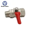 Green Valves Sharkbite style lead free brass push fit fittings for pex pipe copper pipe