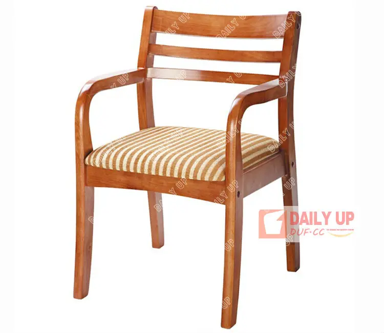 Wooden Restaurant Chairs For Dining Hotel Furniture For Sale Modern Hotel Room Chair with Fabric Padded