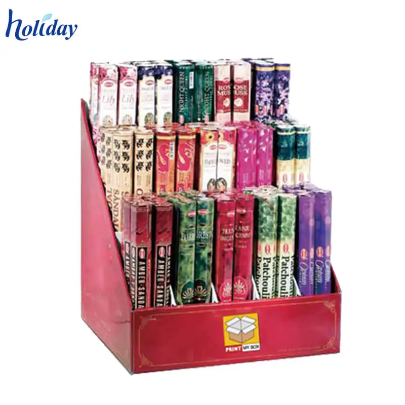 Custom Retail Store Cardboard Pen Display Stands Paper Tabletop Counter