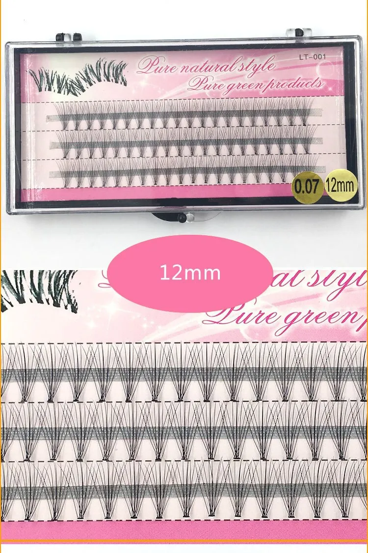 New Fashion Design wholesale 60 Bundle 6~14mm individual eyelash extensions makeup cilia professional False Eyelashes.jpg
