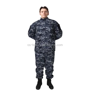 Digital Navy Blue Army Marine Uniform Camouflage Military Combat Suits ...