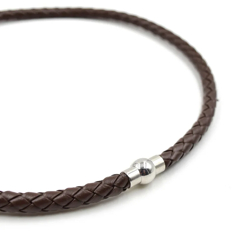 Genuine Leather Cord Necklace Rope Chain With Clasp Buy
