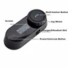 800m BT Interphone Motorcycle Motorbike Helmet Intercom 2 Way Audio Interphone with FM Radio + Soft Earpiece TCOM-SC