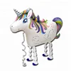 2018 New Desgin Helium Mylar animal shape Walking unicorn Foil Balloon
