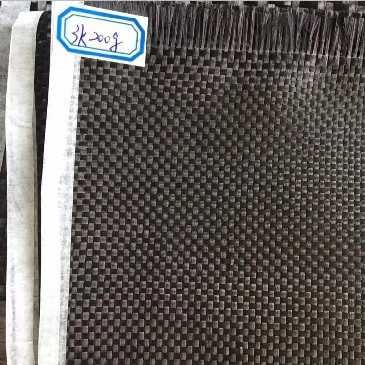 3k T300 200g Twill Weave Carbon Fiber Fabric Cloth Roll Fibra De