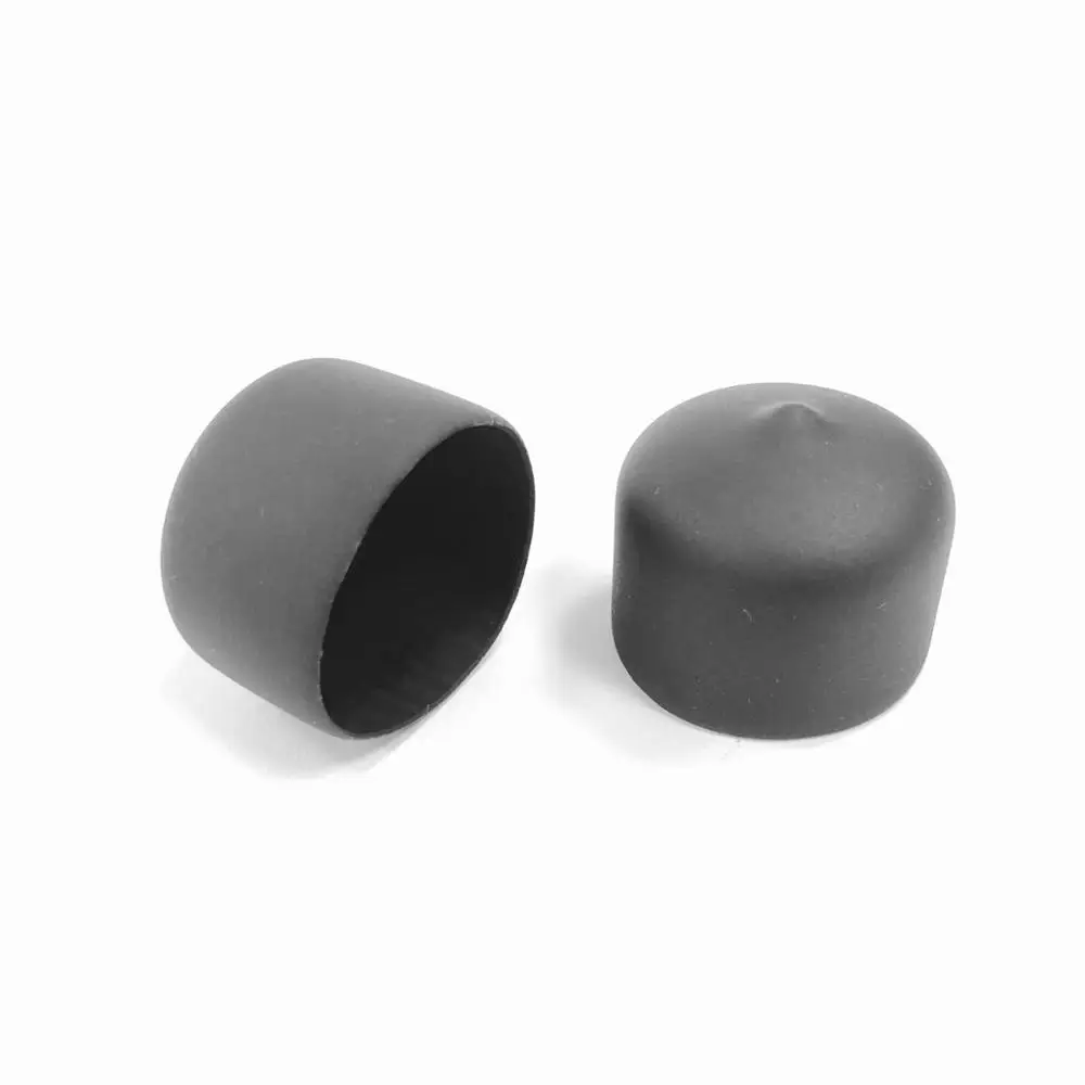 Matte Black Plastic / Rubber / Vinyl Caps For Protection Buy Matte