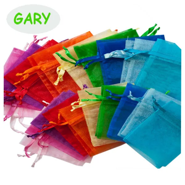 Wholesale Turquoise Organza Bags /drawstring Packaging Bags - Buy ...
