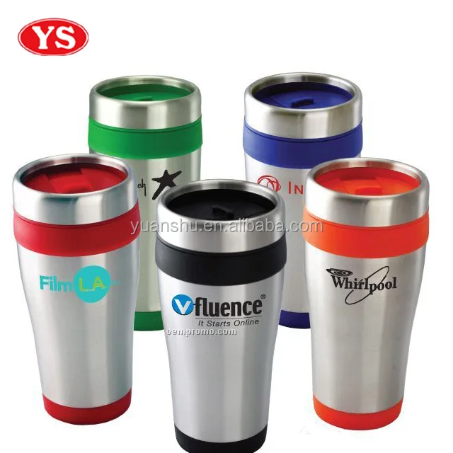 16oz Insulated Stainless Steel Thermal Coffee Travel Cup With Lid Buy