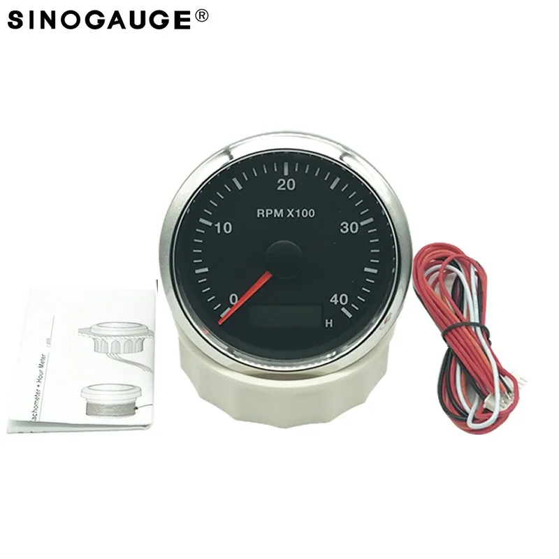 85mm Diesel Engine Tachometer For Marine Car 3 Cylinder Tachometer