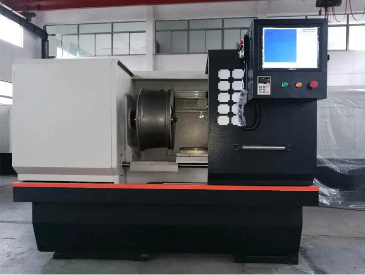 Crw25 Automatic Cnc Alloy Wheel Diamond Cutting Lathe Machine For Sale