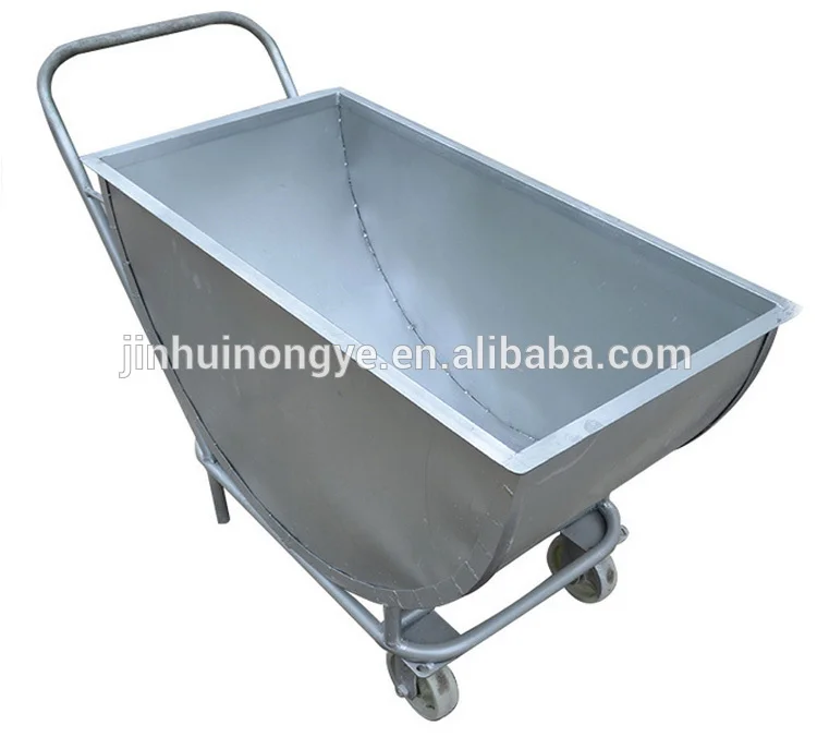 High strength 3 wheels wheelbarrow for chicken farm / handcart for poultry farm