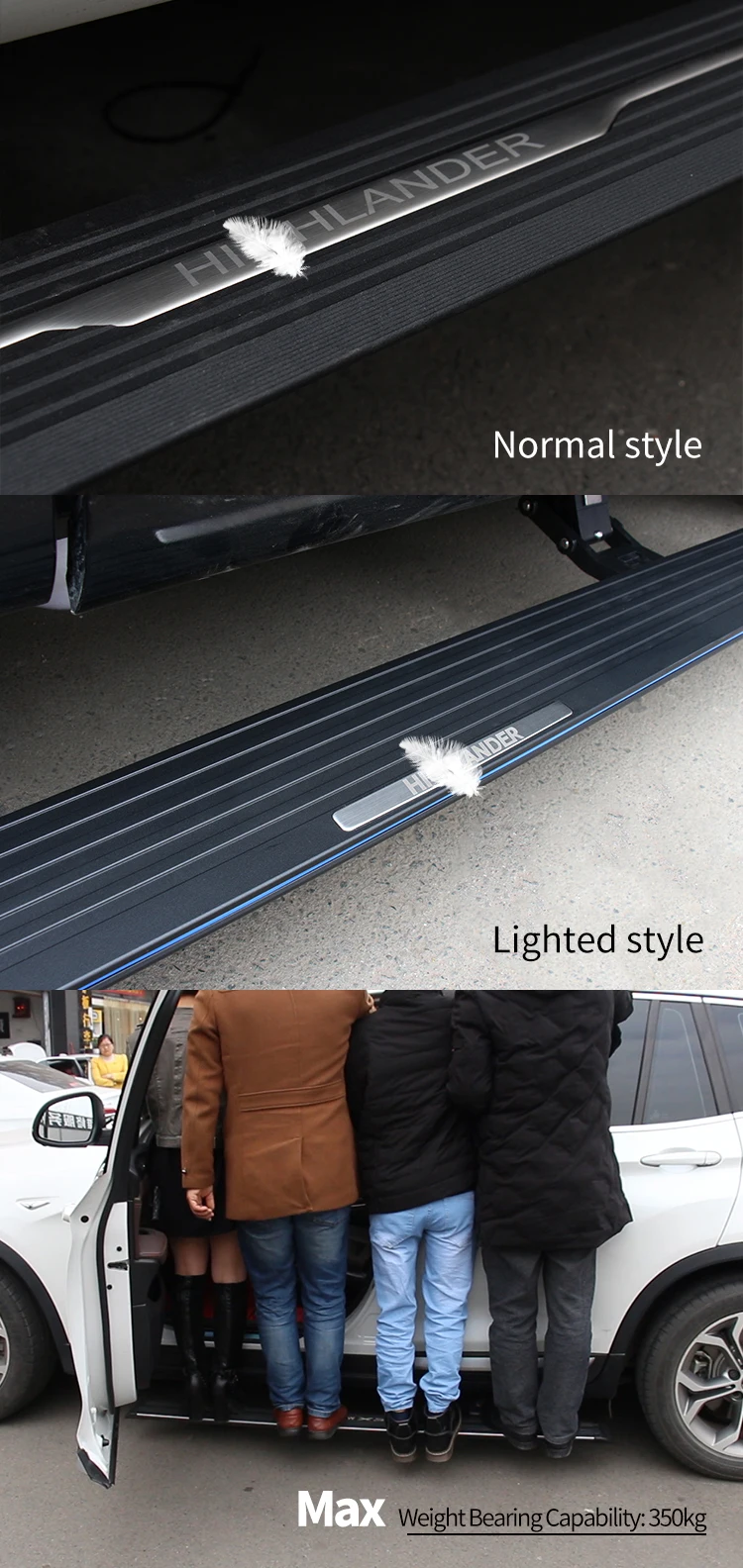 Waterproof Two Years Warranty Power Step Electric Side Steps Electric